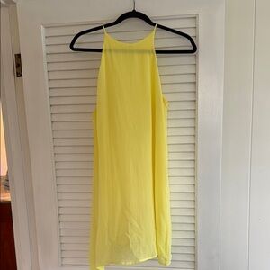 Bright Yellow Sleeveless Dress